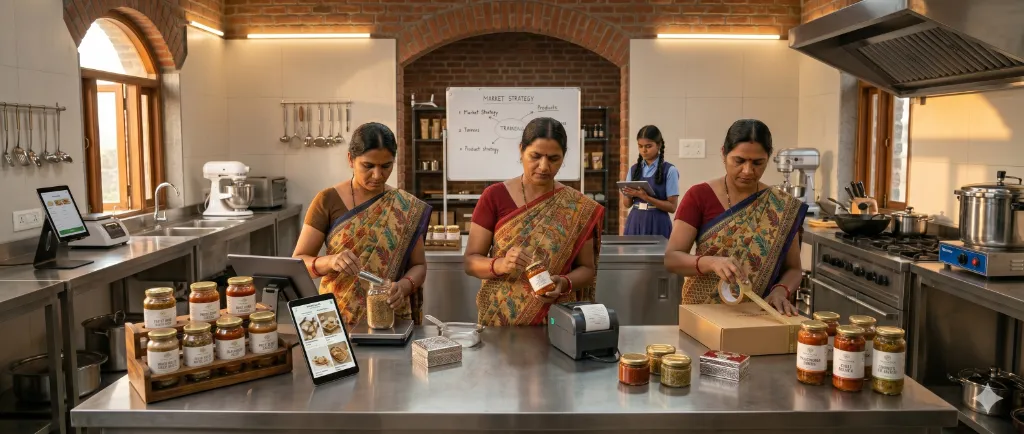 Turmeric spice grinding and sorting cooperatives