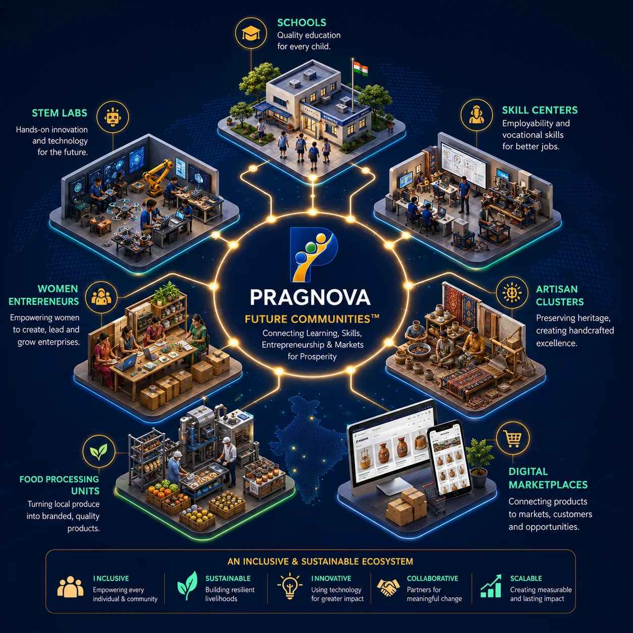 Pragnova Future Communities Ecosystem